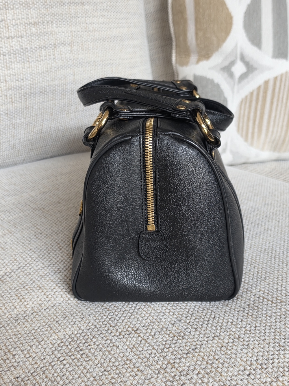 MCM Black Medium Boston Bag - Picture 6 of 11